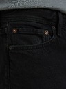 Jack & Jones Čierne rovné džínsy Jack & Jones Chris