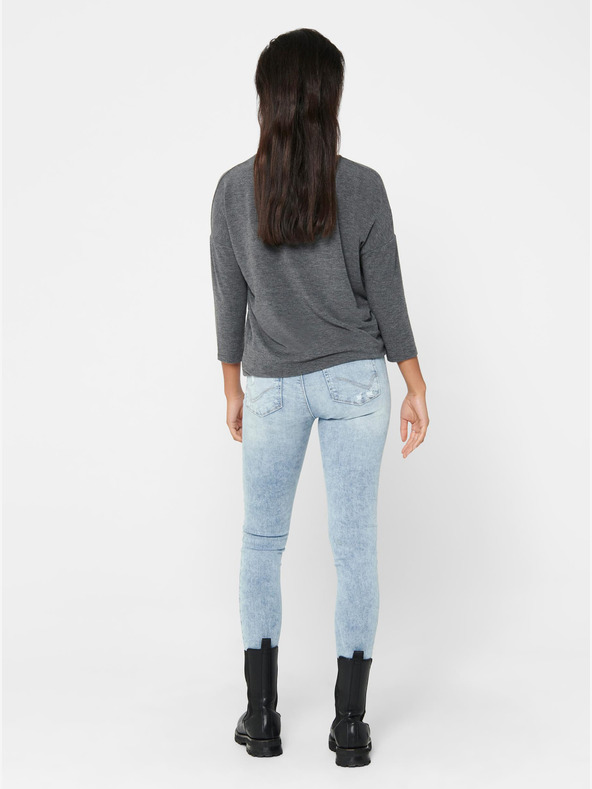 ONLY Šedý dámsky svetrový top ONLY Glamour