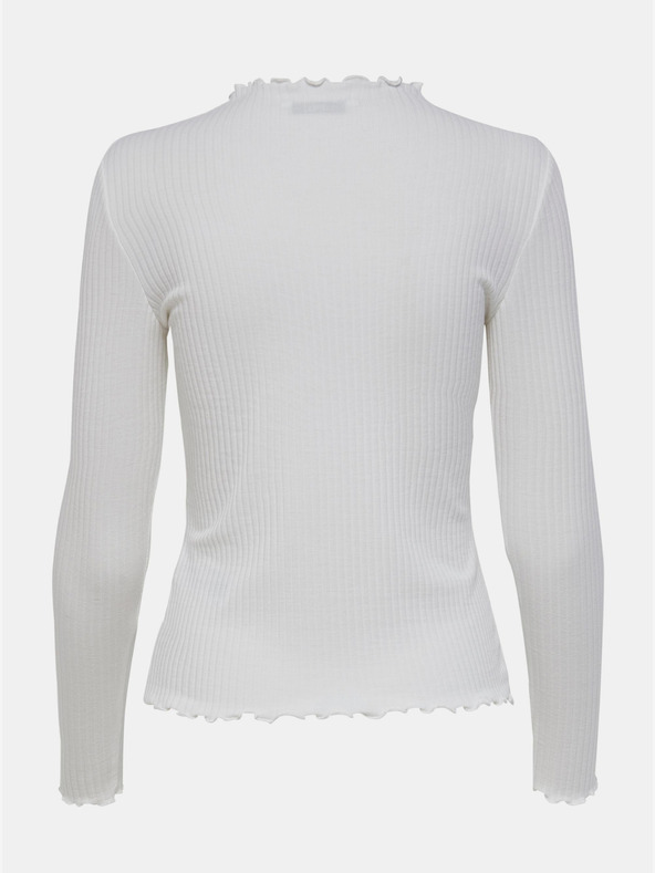 ONLY Krémové základné tričko ONLY Emma