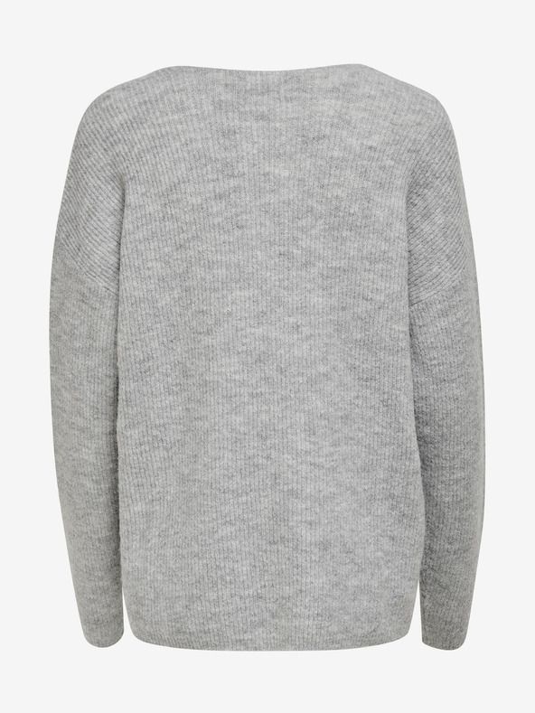 ONLY Svetlo šedý sveter ONLY Camilla