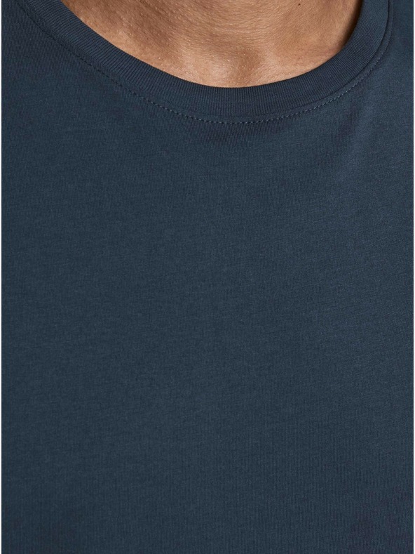 Jack & Jones Tmavomodré základné tričko Jack & Jones Organic