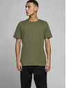 Jack & Jones Khaki základné tričko Jack & Jones Organic