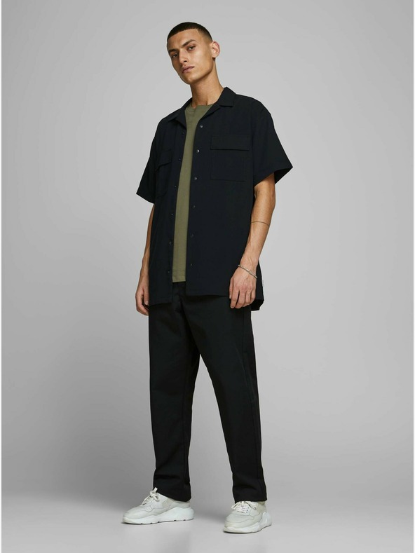 Jack & Jones Khaki základné tričko Jack & Jones Organic