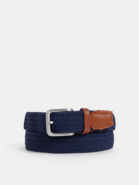 Jack & Jones Tmavomodrý pánsky opasok Jack & Jones Spring