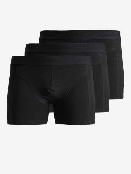 Jack & Jones Sada troch čiernych boxeriek Jack & Jones