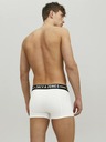 Jack & Jones Súprava troch bielych pánskych boxeriek Jack & Jones Sense