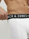 Jack & Jones Súprava troch bielych pánskych boxeriek Jack & Jones Sense