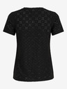 Jacqueline de Yong Čierne tričko JDY Cathinka