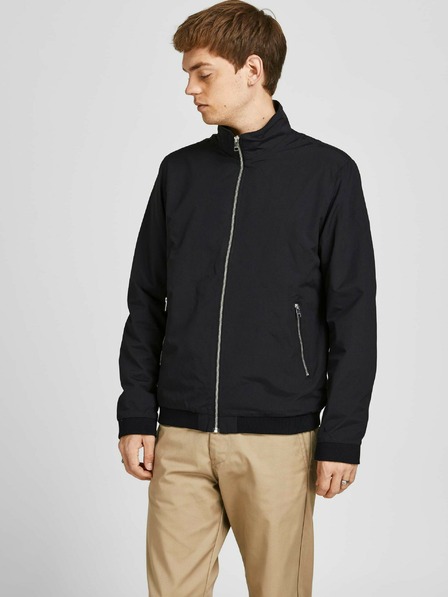 Jack & Jones Čierna bunda Jack & Jones Rush