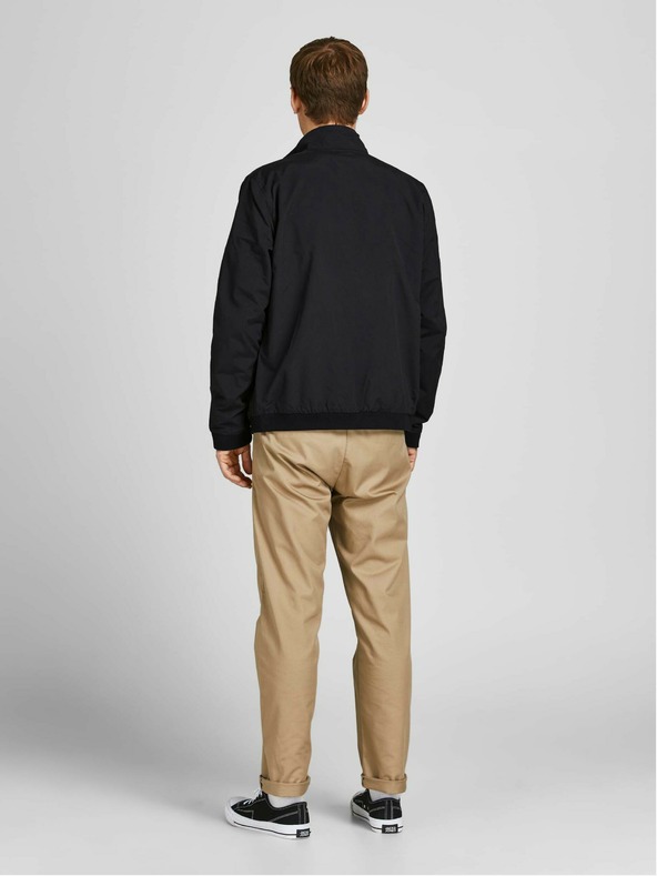 Jack & Jones Čierna bunda Jack & Jones Rush