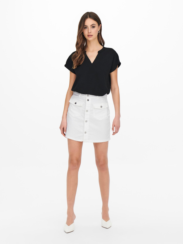 Jacqueline de Yong Čierna blúzka JDY Lion