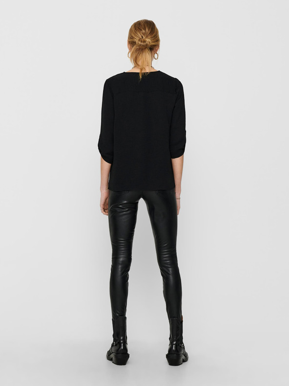 Jacqueline de Yong Čierna blúzka JDY Divya