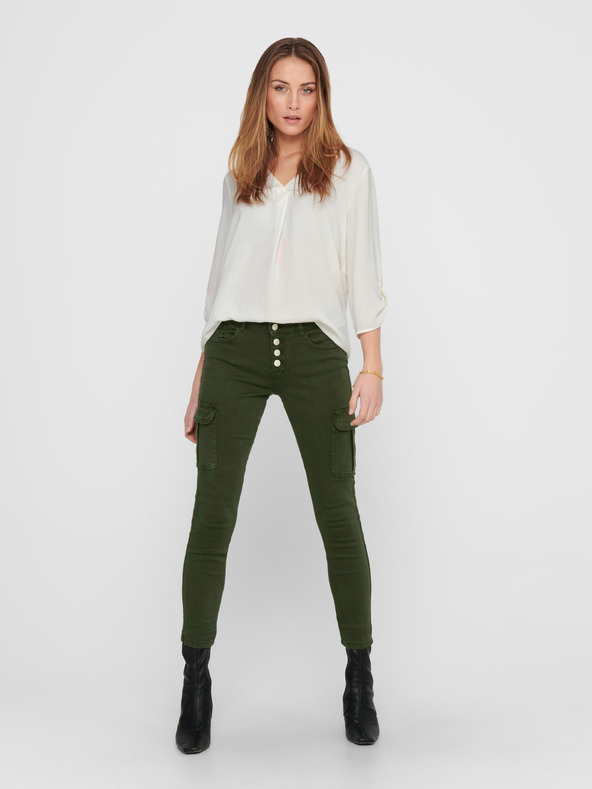 Jacqueline de Yong Krémová blúzka JDY Divya