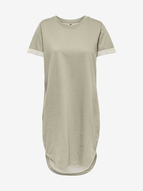 Jacqueline de Yong Béžové základné šaty JDY Ivy