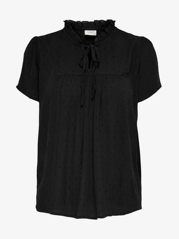 Jacqueline de Yong Čierna vzorovaná blúzka JDY Lima