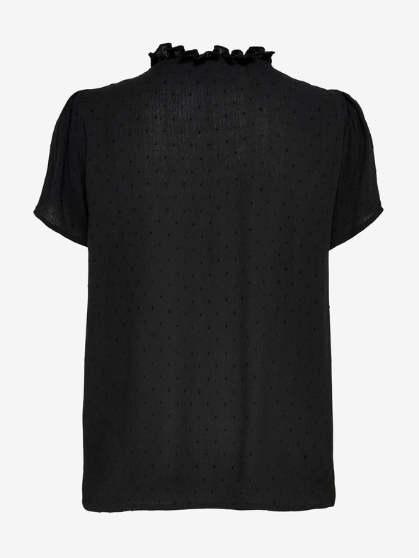 Jacqueline de Yong Čierna vzorovaná blúzka JDY Lima