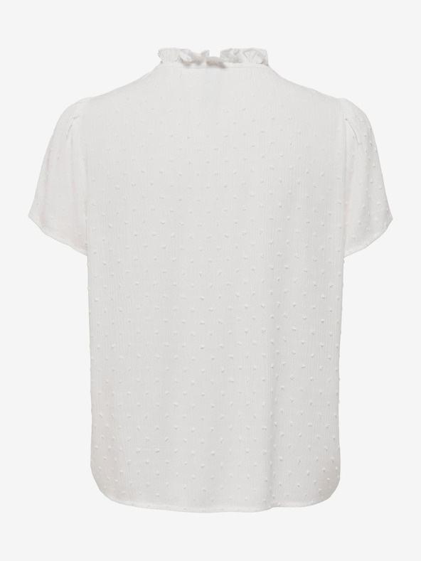 Jacqueline de Yong Krémová vzorovaná blúzka JDY Lima