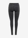 ONLY Tmavosivé skinny fit džínsy ONLY Rain Life