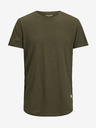 Jack & Jones Khaki pánske základné tričko Jack & Jones Noa