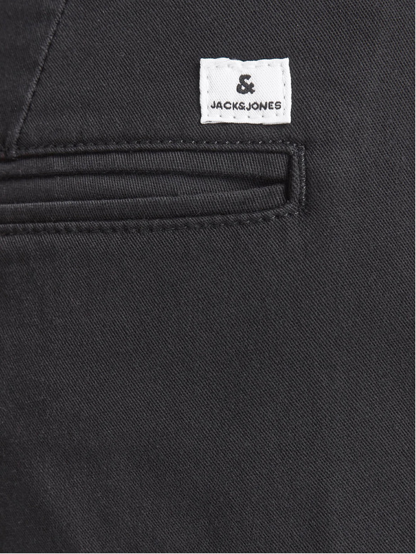 Jack & Jones Čierne chino nohavice Jack & Jones Marco