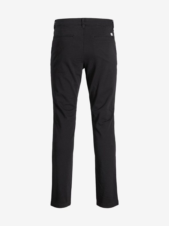 Jack & Jones Čierne chino nohavice Jack & Jones Marco