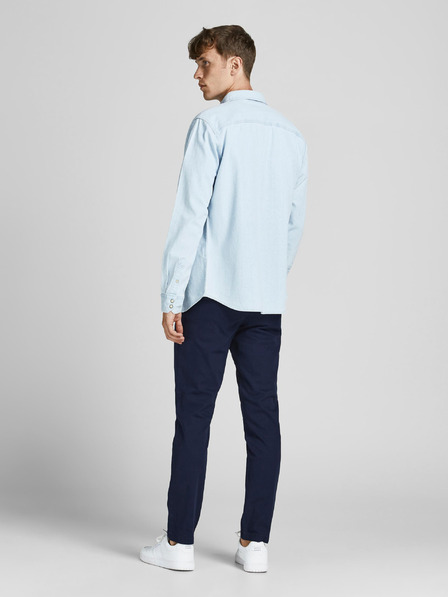Jack & Jones Tmavomodré chino nohavice Jack & Jones Marco