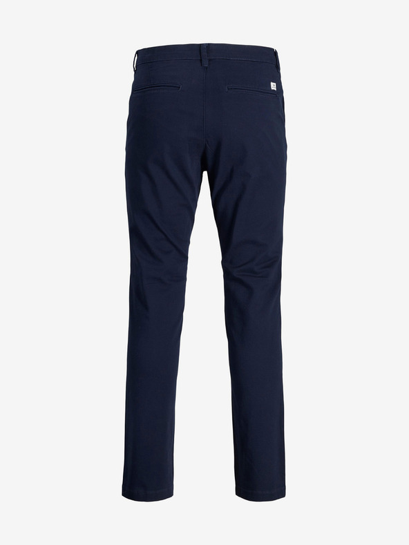 Jack & Jones Tmavomodré chino nohavice Jack & Jones Marco
