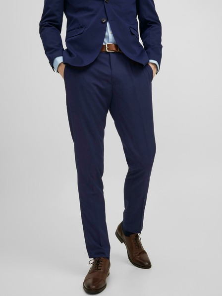 Jack & Jones Tmavomodré oblekové nohavice Jack & Jones Franco