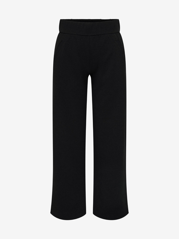 Jacqueline de Yong Čierne široké nohavice JDY Louis