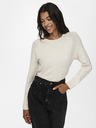 ONLY Krémový základný sveter ONLY Rica