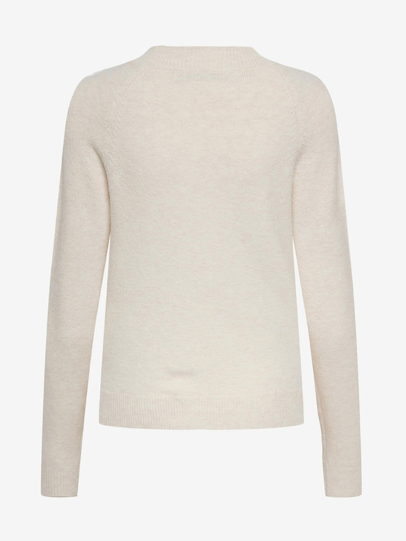 ONLY Krémový základný sveter ONLY Rica