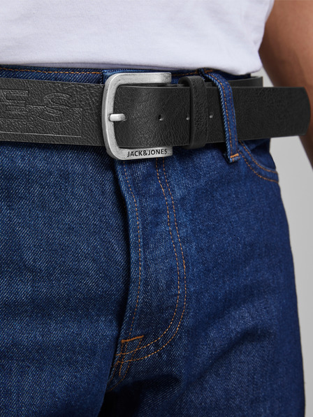 Jack & Jones Čierny opasok Jack & Jones Harry
