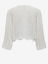 ONLY Krémový dámsky strihaný sveter ONLY Nola