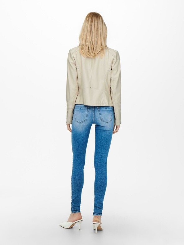 ONLY Krémové dámske kožené krivky ONLY Gemma