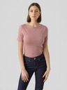 Vero Moda Staroružové dámske základné tričko VERO MODA Panda