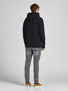 Jack & Jones Čierna pánska základná mikina Jack & Jones Star