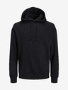 Jack & Jones Čierna pánska základná mikina Jack & Jones Star