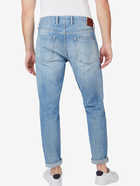 Pepe Jeans Svetlomodré pánske džínsy Pepe Jeans Callen rovného strihu