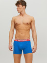 Jack & Jones Súprava troch pánskych vzorovaných boxeriek v červenej, čiernej a modrej farbe Jack & Jones Azores