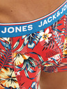 Jack & Jones Súprava troch pánskych vzorovaných boxeriek v červenej, čiernej a modrej farbe Jack & Jones Azores