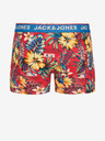 Jack & Jones Súprava troch pánskych vzorovaných boxeriek v červenej, čiernej a modrej farbe Jack & Jones Azores