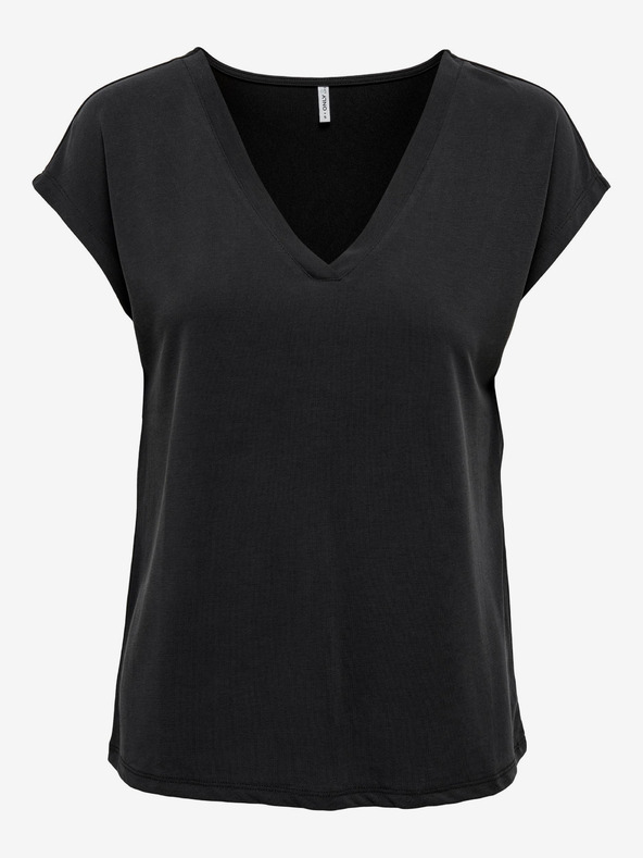ONLY Čierne dámske základné tričko ONLY Free