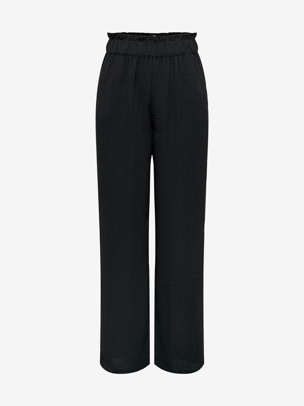 Jacqueline de Yong Čierne dámske nohavice JDY Divya