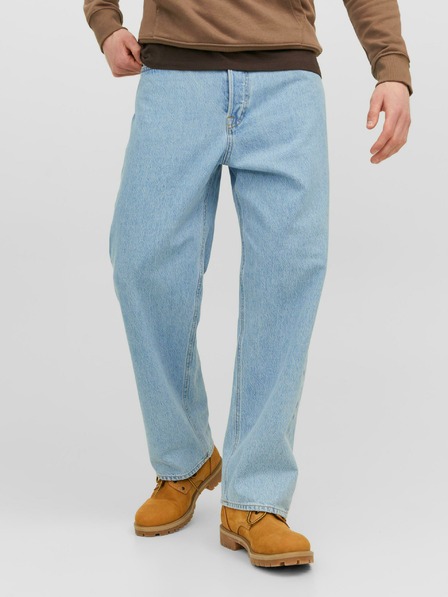 Jack & Jones Svetlomodré pánske džínsy rovného strihu Jack & Jones Alex