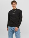 Jack & Jones Čierna pánska mikina Jack & Jones Vester