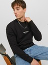 Jack & Jones Čierna pánska mikina Jack & Jones Vester