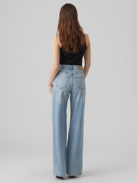 Vero Moda Svetlomodré dámske džínsy širokého strihu VERO MODA Tessa