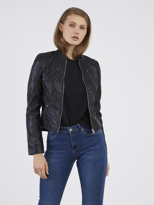 Vero Moda Čierna dámska bombera VERO MODA Favodona