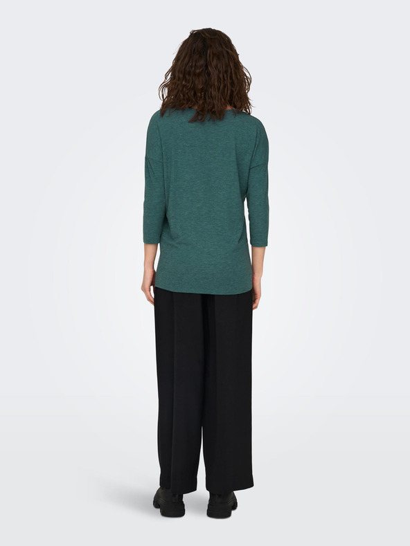 ONLY Zelená dámska pruhovaná košeľa ONLY Glamour