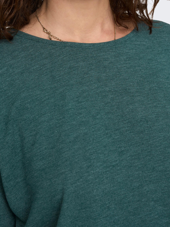 ONLY Zelená dámska pruhovaná košeľa ONLY Glamour